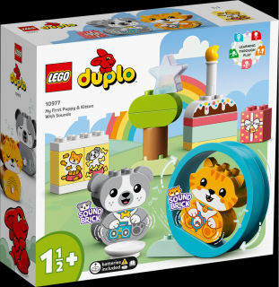 LEGO® DUPLO® 10977 Moje první štěňátko a koťátko vydávající zvuky