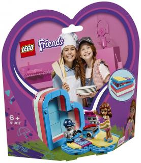 LEGO Friends 41387 Olivia a letní srdcová krabička