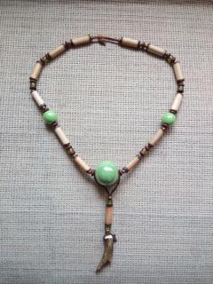 náhrdelník lesních elfů  s parůžkem  (cena za kus)