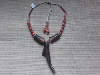 náhrdelník s jelením parohem (cena za kus)