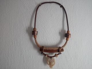 náhrdelník s "lesním duchem" od řeky Opletnice (cena za kus)