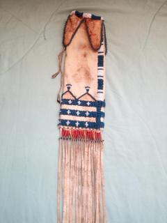 vak na indiánskou dýmku - "pipe bag" (cena za kus)