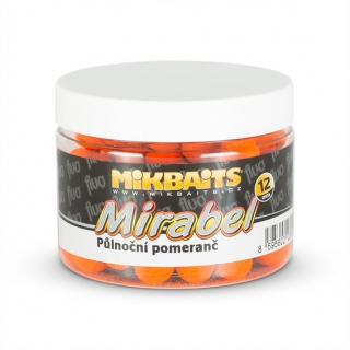 Mirabel Fluo boilie 150ml 12 mm Mirabel příchutě: Půlnoční pomeranč