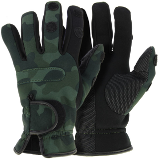 NGT Neoprén Rukavice Camo Gloves Velikost: XL