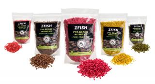 ZFISH Pva Ready & Method Feeder Mix 2-3mm/1kg Příchuť: Chilli-Robin Red