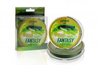 Zfish Šnůra Fantasy 8-Braid 130m Průměr: 0,08mm