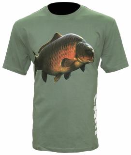 Zfish Tričko Carp T-Shirt Olive Green Velikost: M