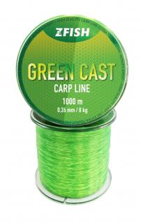 ZFISH Vlasec Green Cast Carp Line 1000m Průměr: 0,30 mm