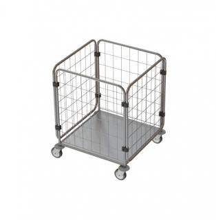 BESI STANDARD 10 - CHROM (manipulační vozík pro skladování a třídění prádla)