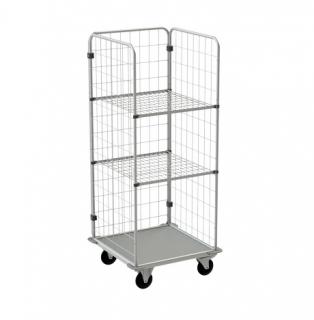 BESI STANDARD 11 - CHROM (manipulační vozík pro skladování a třídění prádla)