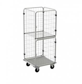 BESI STANDARD 14 - CHROM (manipulační vozík pro skladování a třídění prádla)