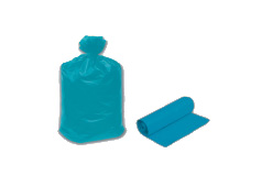 PE pytel 120 l (50 mi) - modrá (25 ks) (70  x 110 cm - plastový pytel na odpady a prádlo )