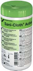 SANI-CLOTH ACTIV  - dóza 125 ks dezinfekčních bezalkoholových ubrousků (ZP třídy IIa)