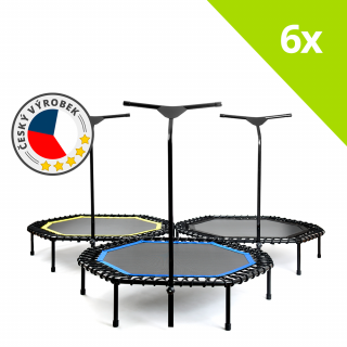 6x JumpingSPORT trampolína profi (8-hraná)