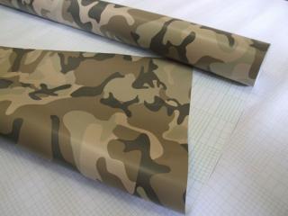 CAMOUFLAGE FOLIE 3D ŠEDÁ folie 3D tvarovatelná - 152cm x 6m wrap folie