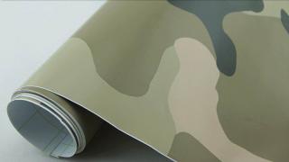 CAMOUFLAGE FOLIE 3D ŠEDÁ folie 3D tvarovatelná - 152cm x 9m wrap folie