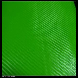 KARBON FOLIE 3D zelená - CARBON FOLIE, KARBONOVÁ FOLIE 152cm x 50cm