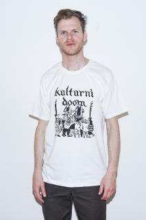 KULTURNÍ DOOM Off white T Barva: Přírodní bílá, Velikost: XL