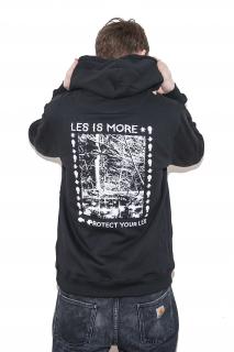 LES IS MORE Blk Hoody Velikost: M