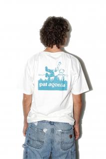 PAT AGONIA Natural White Tee Barva: Přírodní bílá, Velikost: XL