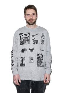 RURAL PLURAL Longsleeve Tee Barva: Bílá, Velikost: XL