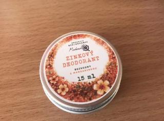 Zinkový deodorant mandarinka