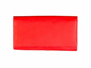 Dámská kožená hnědá peněženka - 733642 Barva: červená