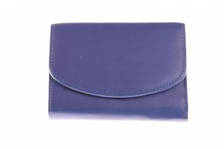 Dámská kožená peněženka modrá 7500662 Barva: Modrá
