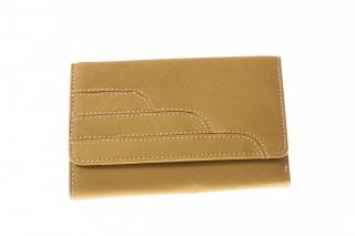 Dámská kožená zelená peněženka-737082 Barva: Zelená
