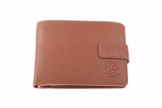 Pánská kožená černá peněženka - 742212 Barva: hnědá - světlá