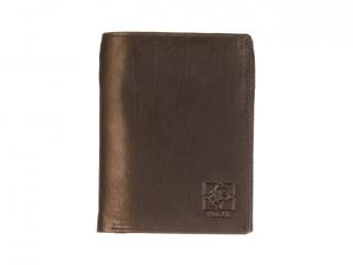 Pánská kožená hnědá peněženka - 739232 Barva: černá