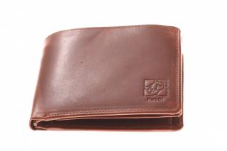 Pánská kožená hnědá peněženka - 742342 Barva: hnědá - olejovaná