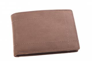 Pánská kožená klasická peněženka - 734533 Barva: hnědá