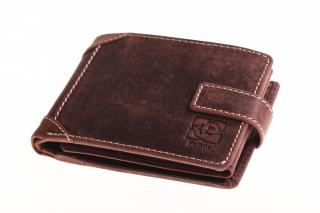 Pánská kožená peněženka hnědá 7504D32 HUN