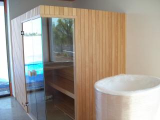 Sauna 200 x 170cm materiál: osika