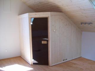 Sauna 200 x 170cm - rohová materiál: severský smrk A