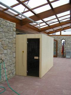 Veřejná sauna 300x200cm pro 6 a více osob materiál: lípa