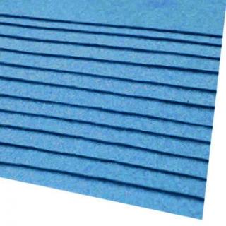 Barevná dekorační plsť A4 -166 g/m2 - 07 - modrá