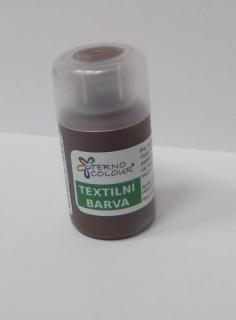 Barva na textil TERNO - balení 20g - čokoládová hnědá (skladem)