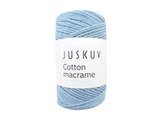 Bavlněná šňůra Juskuv Cotton macrame 1 - 2mm/160m - nebesky modrá (skladem)