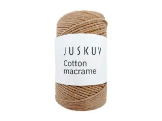 Bavlněná šňůra Juskuv Cotton macrame 1 - 2mm/160m - písková (skladem)