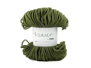 Bavlněná šňůra Mila - 100% bavlna - 3mm/100m - Avokádová (skladem)