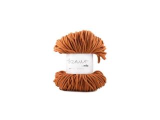 Bavlněná šňůra Mila - 100% bavlna - 3mm/100m - Dýňová (skladem)