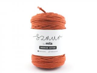 Bavlněná šňůra PREMIUM COTTON 5mm/100m - Dýňová (Skladem)