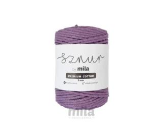 Bavlněná šňůra PREMIUM COTTON 5mm/100m - Fialková (Skladem)