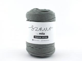 Bavlněná šňůra PREMIUM COTTON 5mm/100m - Inox (Skladem)