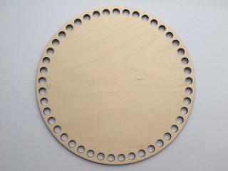Dno na háčkované košíky  - překližka kruh 25cm (skladem)