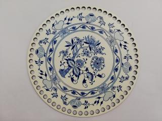 Dno na háčkované košíky  - překližka kruh "cibulák" 25 cm (skladem)