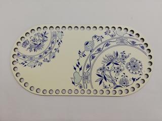 Dno na háčkované košíky  - překližka ovál "cibulák"  - 30 x 15 cm (skladem)