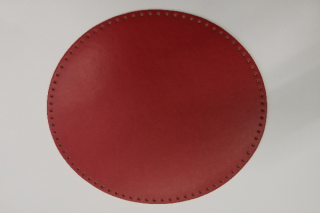 Dno na kabelku kruh ∅25cm - červená tmavá